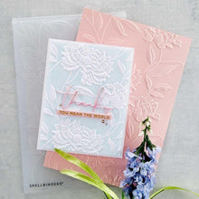 Cargar imagen en el visor de la galería, Spellbinders Folder de Textura 5.5" x 8.5" - Beautiful Blooms
