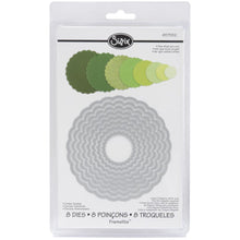 Cargar imagen en el visor de la galería, Sizzix Framelits Die Set 8PK - Circles, Scallop
