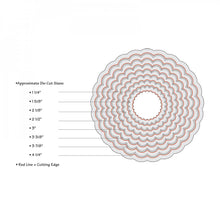 Cargar imagen en el visor de la galería, Sizzix Framelits Die Set 8PK - Circles, Scallop
