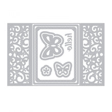Cargar imagen en el visor de la galería, Sizzix Thinlits Die Set 10PK - Gatefold Card, Butterflies