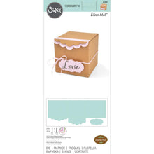 Cargar imagen en el visor de la galería, Sizzix ScoreBoards XL Die - Caja cuadadra con bordes de festones