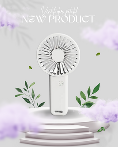 Abanico portátil recargable - Blanco