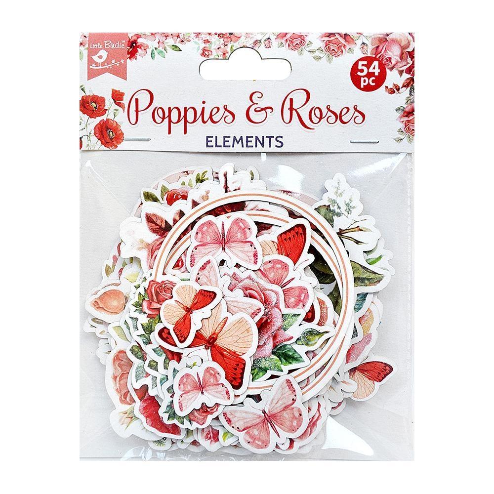 Little Birdie Adornos (52 pzas) - Poppies & Roses