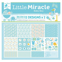 Cargar imagen en el visor de la galería, Little Birdie Cardstock 6&quot; x 6&quot; - Little Miracle Niño (24 hojas)
