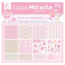 Cargar imagen en el visor de la galería, Little Birdie Cardstock 6&quot; x 6&quot; - Little Miracle Niña (24 hojas)
