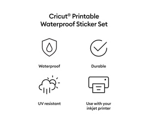 Vinil imprimible a prueba de agua (6 hojas)