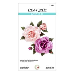 Spellbinders Troqueles - Floribunda Rose -Through The Garden Gate (5 pzas)