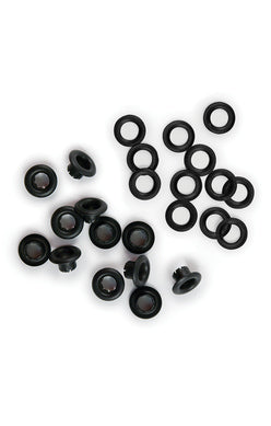 WRM Eyelets con Arandelas Standard - Negro