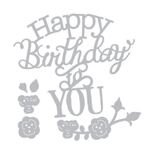 Cargar imagen en el visor de la galería, Sizzix Thinlits Troquel de Frase - Happy Birthday To You
