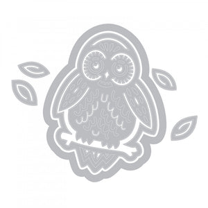 Sizzix Thinlits Die Set 6PK - Owl on a Branch