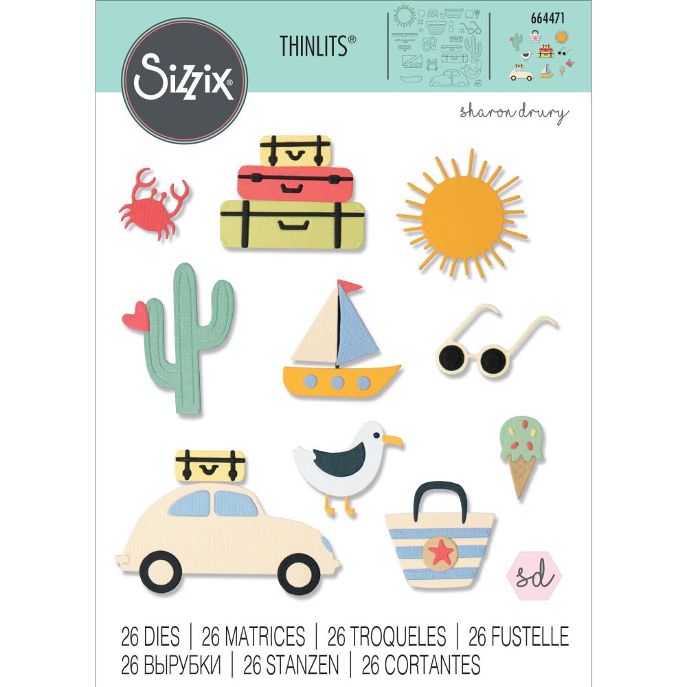 Sizzix Thinlits Die Set 26PK - Summer Days