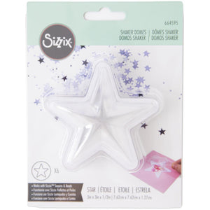 Sizzix Cúpulas auto adhesivas - Estrellas (6 unds)