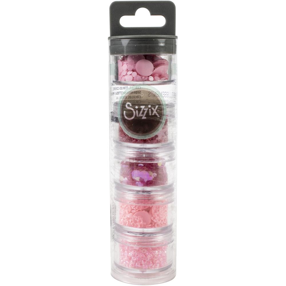 Sizzix Making Essential - Sequins & Beads, 5PK - Primrose