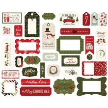 Cargar imagen en el visor de la galería, Carta Bella Die Cuts - Hello Christmas, Marcos y Etiquetas (33 piezas)
