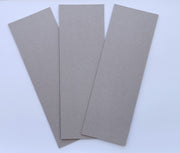 Cartón piedra 4" x 12" calibre 60 (paq de 5)