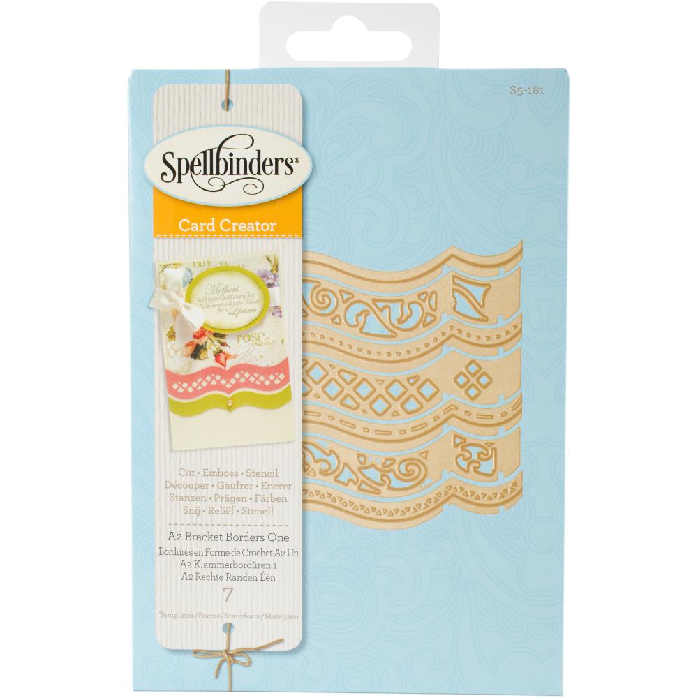 Spellbinder Dies - A2 Bracket Borders 1