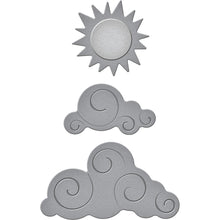 Cargar imagen en el visor de la galería, Spellbinders Set de 3 troqueles - Sun and Clouds (Sol y Nubes)
